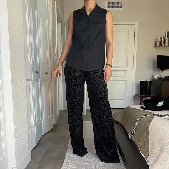 Chico's Women's Black Blous - Picture 4 of 5